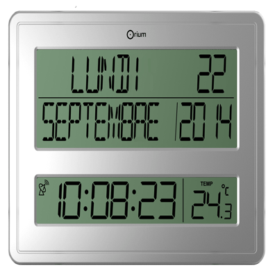 CEP digital clock with calendar RC 11891