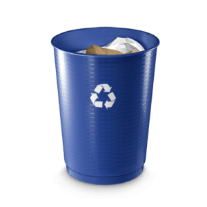 CEP Waste bin 133 blue