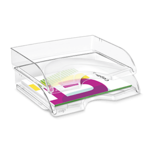 Corbeille à Courrier CEP PRO Anis - Format Transparent, Pour Tri Du Courrier