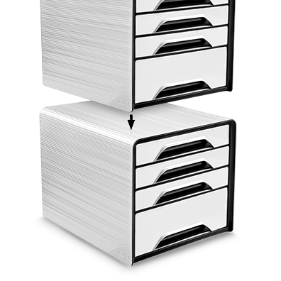 Bloc de classement 4 tiroirs panachés - Cep Office Solutions