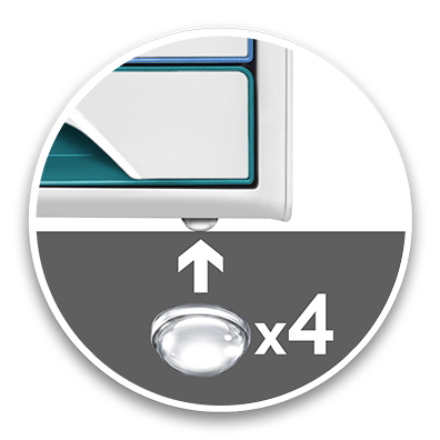 Bloc de classement 4 tiroirs avec serrure - Cep Office Solutions