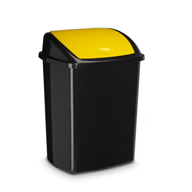 Poubelle container 50 L ATLAS FIT couvercle bouchon marron