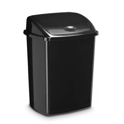 Poubelle à couvercle basculant plastique 50L - Cep Office Solutions