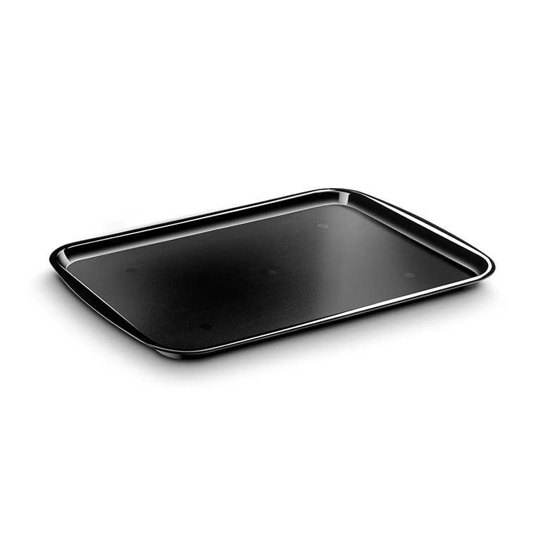 Plateau rectangulaire noir, Catering System Wave - Araven