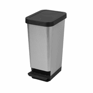 poubelle à pédale en carbone 45 litres