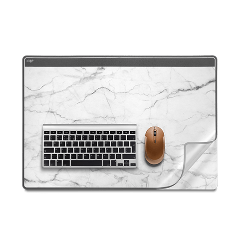 sous mains marbre gris