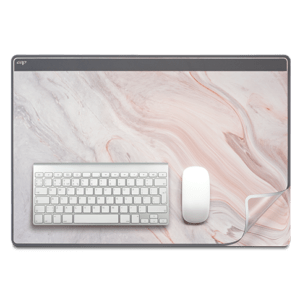 Sous-main imprimé marbre rose