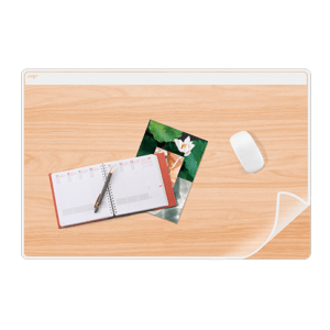 Sous-main imprimé hêtre