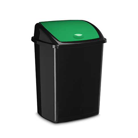 Poubelle à couvercle basculant plastique 50L - Cep Office Solutions