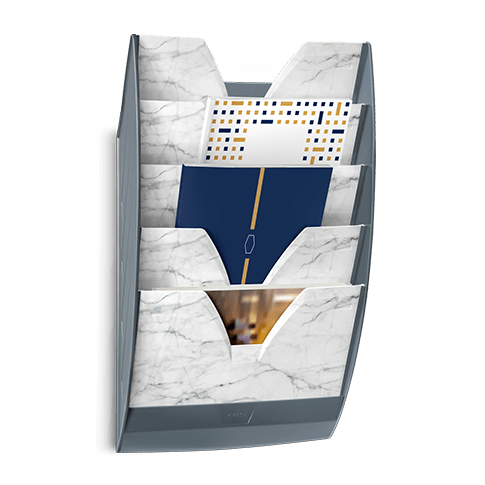 trieur mural marbre gris