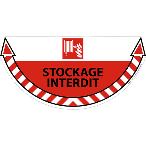 Sticker Stockage interdit Emplacement RIA