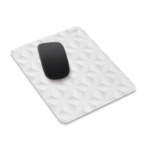 tapis de souris cube gris