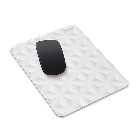 tapis de souris cube gris