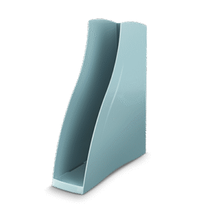 Porte-revues de couleur verte d'eau, pour organiser des documents