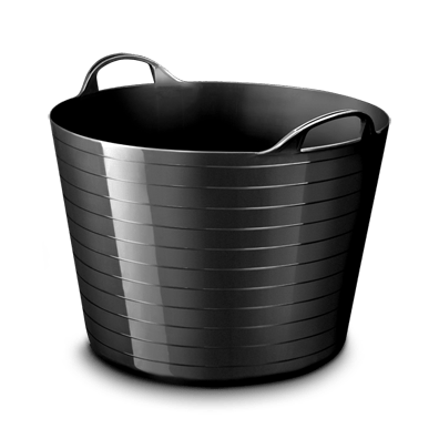 panier souple de rangement transport noir