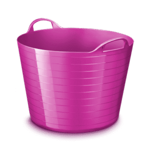 Panier souple de rangement et transport rose GN187