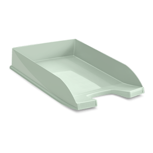 Corbeille à courrier CEP Vert sauge banette à papier