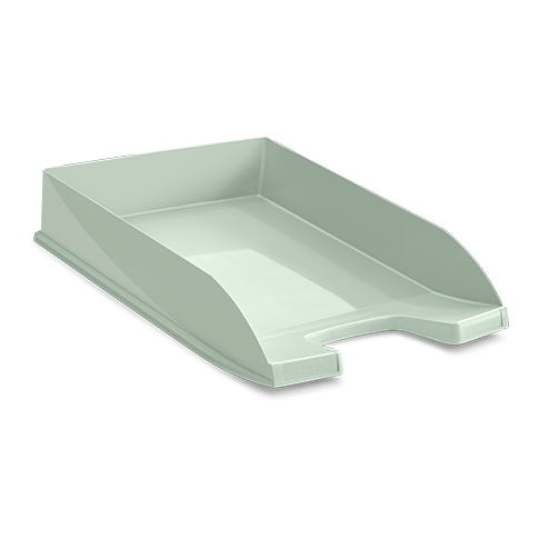 Corbeille à courrier CEP Vert sauge banette à papier