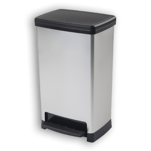 Poubelle de tri elite double compartiments fermé.